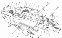 Housing & Rotor Assembly Diagram and Parts List for 38025 0000001-0999999 - 1990 Lawn Boy Snow Blower